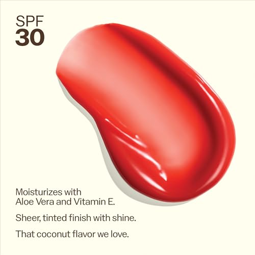 Image of Sun Bum SPF 30 Coconut Sunscreen Lip Balm, Heat Wave Tinted - 0.5 oz | Broad Spectrum Moisturizing with Aloe and Vitamin E, Vegan, Hawaii 104 Act Compliant (Made without Octinoxate & Oxybenzone)