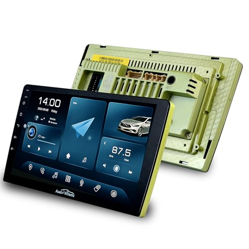 Image of Audio Wheels Wireless CarPlay & Multimedia Auto 9-Inch 1280P Car Android Display with Gorilla Glass | Android 13 | TS-9 Processor | 2GB RAM & 32GB ROM for Seamless Connectivity