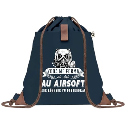 Sac d'Airsoft bleu en toile : finis les sacs encombrants pour la gym et le sport