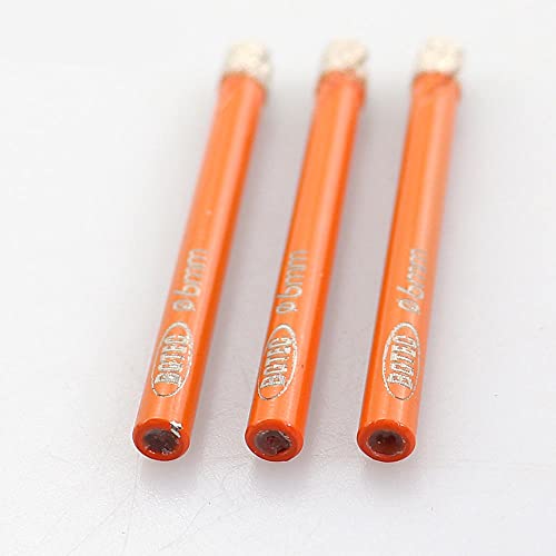 Juego de 10 brocas diamantadas de 6 mm para taladro miniatura 2
