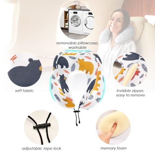Almohada de viaje de espuma viscoelástica tamaño único miniatura 2