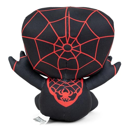 Image of Mirada Marvel Black Spiderman Soft Plush Toy - 23cm | Official Licensed Superhero Stuffed for Kids, Boys & Girls | Super Soft Cuddly Character Toy for Fans | Ideal for Birthday Gifts /Christmas /Diwali