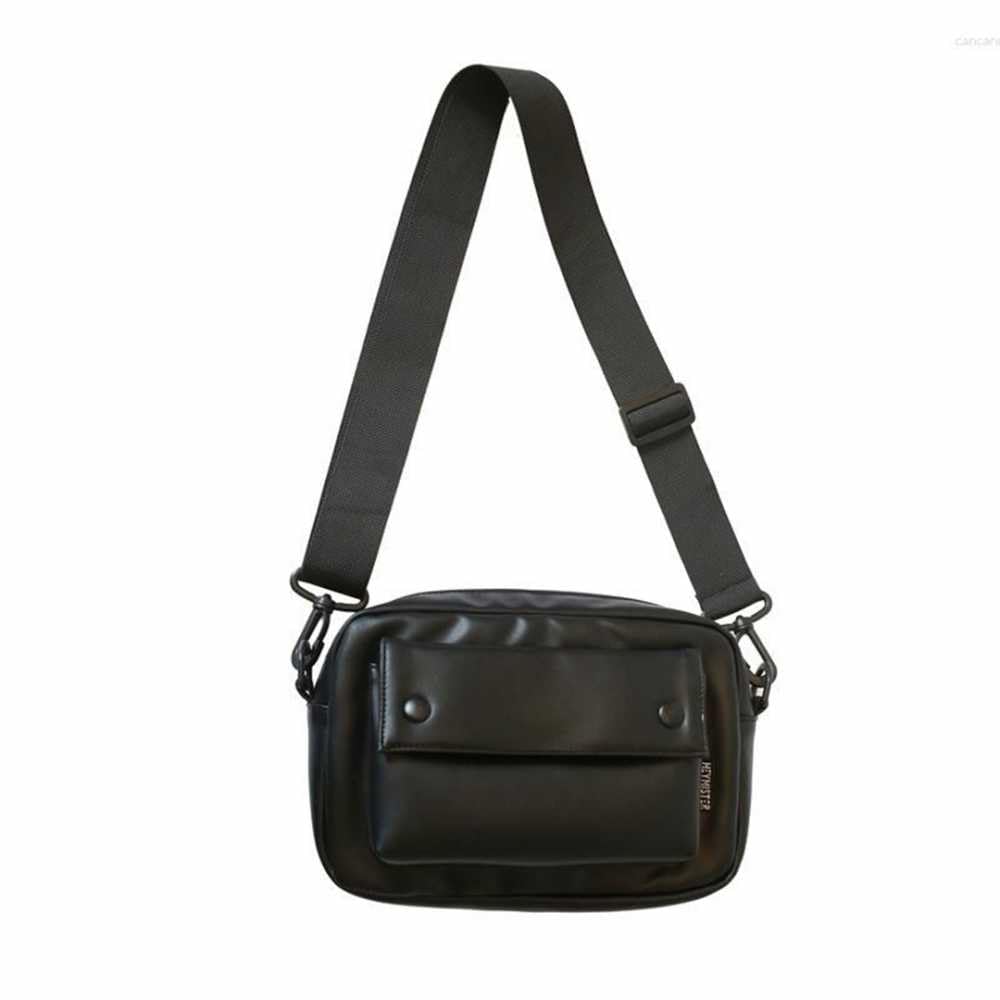 hito Men's Solid Fashion Sports Diagonal Crossbody Bag with Zipper-picture-11
