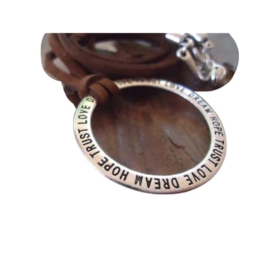 SUEÑO DEL AMOR DE LA ESPERANZA Confianza collar de terciopelo anillo de gamuza