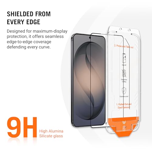 Image of DailyObjects ZeroBubble QwikInstall Privacy Screen Protector with Applicator Tray | Compatible with Samsung Galaxy S26 Ultra
