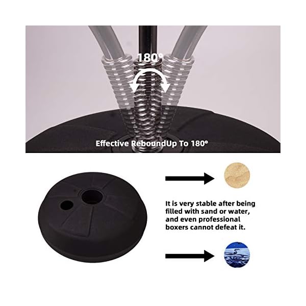 Punching Bag with Stand for Adults&Kids Boxing Bag Equipment Speed Bags Set Kickboxing Bag Reflex Ball MMA Boxing Training Equipment Home Gym Stuff with 2 Gloves