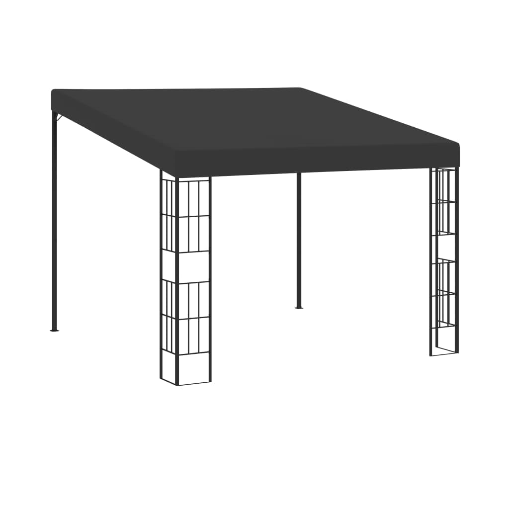 Gazebo A Parete,Tendone Per Esterno,Tende Per Gazebo Esterno Adatto Per Terrazze, Balconi, Piscine, Giardini, Campeggio, Eventi 3x3 M Antracite in Tessuto