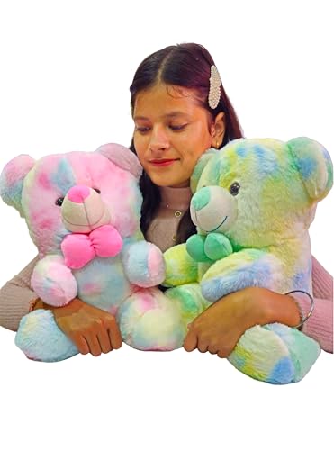 Image of SIVIGE Newly Huggable Cute & Soft Teddy Bear Plush Toy Birthday Gift for Kids,Girls,Wife,Girlfriend,Husband Plush & Stuffed Toys (Cute Pink Teddy)