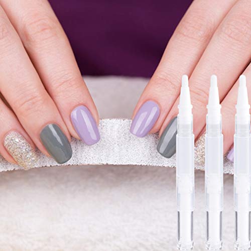Beaupretty 6st Leere Wachstumsflüssigkeitsflasche Transparente Drehstifte Nagelhautölstifte Transparent Leerer Nagelölstift Leerer Make-up-behälter Plastik Pack Rotierender Stift Weiß Reisen – Bild 8