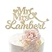 Cake Topper Hochzeit Personalisiert Mr & Mrs Deko for Wedding Cake Decoration Champagner Gold