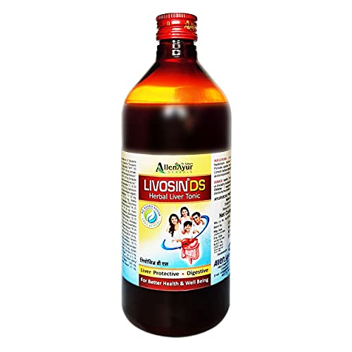 Dr. Sarkar AllenAyur Herbal Livosin DS liquid (Pack of 450 ml X 2)