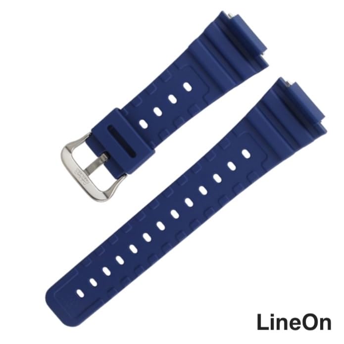 Image of Lineon 16mm Resin Soft Watch Strap Compatible With CASIO GM-2100 GA-2100 GA-2110 GA-B2100 with Tool and Pins