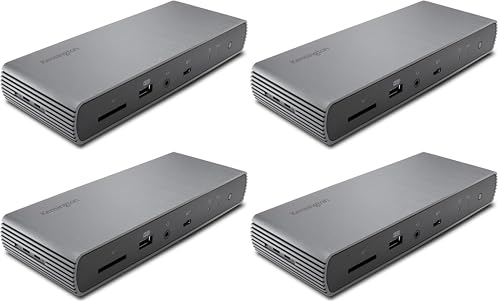 Image of Kensington SD5700T Thunderbolt 4 Docking Station, Dual 4K, 90W PD - Window and Mac OS (K35175NA) (Pack of 4)