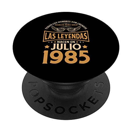 Cumpleaños Hombre Regalos Las Leyendas Julio 1985 PopSockets PopGrip Intercambiable