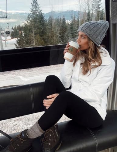 Women's Fleece Lined Leggings Weather Thick Thermal Warm Winter Tights Butt Lift High Waist Tummy Control Yoga Pants3