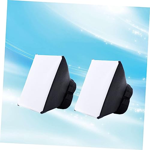 Difusor de flash para cámara réflex en plástico negro pack de 2 unidades 2