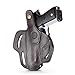 1791 - Beretta 92fs Thumb Break Holster - Right Handed OWB Leather Gun Holster - Fits Beretta 92FS, 90TWO, M9 / CZ 75,75b P07, P10, SP-01, P09 (BHX-4) (Signature Brown)