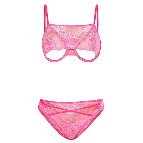 Vêtements de nuit sexy ensemble de lingerie transparente pour soirée romantique