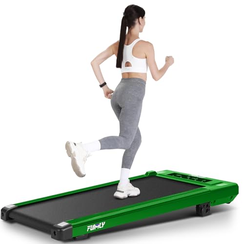 Image of ANCHEER Walking Pads, 2 in 1 Under Desk Treadmill 2.5HP Compact Running Machine with Remote Control, 300lbs Weight Capacity for Home /Gym /Office,Ultra-Quiet, Installation-Free