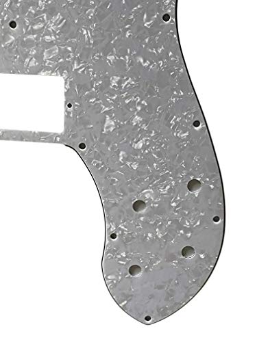 Pickguard personnalisé pour guitare Fender Professional Telecaster Deluxe Style Shawbucker (4 plis blanc nacré) - Les Beatles, Paul McCartney, John Lennon, RIngo Starr, George Harrison Pickguard personnalisé pour guitare Fender Professional Telecaster Deluxe Style Shawbucker (4 plis blanc nacré) – Image 4
