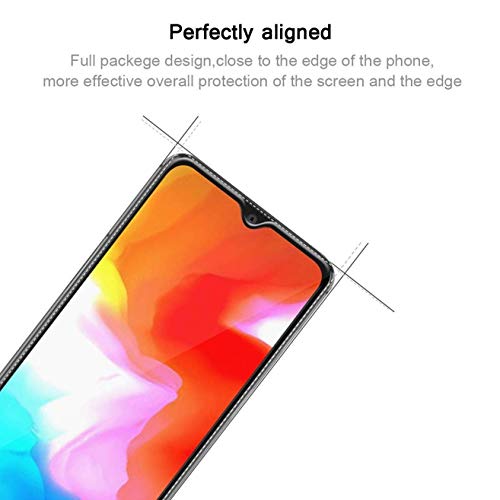 Image of Tempered Glass Screen Protector Compatible for OnePlus 6T, Oneplus 7 with Edge to Edge Coverage and Easy Installation Kit, Pack of 1, Black