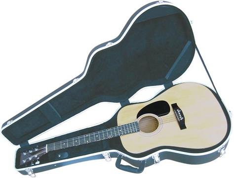 Set de 2 x plastique Cases lokker pour guitare western en plastique ABS, verrouillable, noir – Guitare Guitare/Case – Valise klangbeisser - Les Beatles, Paul McCartney, John Lennon, RIngo Starr, George Harrison Set de 2 x plastique Cases lokker pour guitare western en plastique ABS, verrouillable, noir – Guitare Guitare/Case – Valise klangbeisser – Image 4