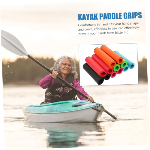 Fundas de esponja duraderas para palas de kayak con empuñaduras cómodas de alta absorción 4