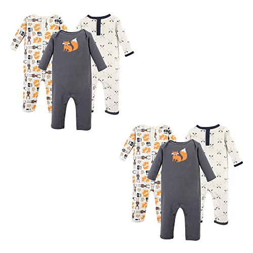 Image of Hudson Baby Baby Cotton Union Suit, 3 Pack
