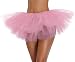 Women's, Teen, Adult Classic Elastic 3, 4, 5 Layered Tulle Tutu Skirt (One Size, Pink 5Layer)