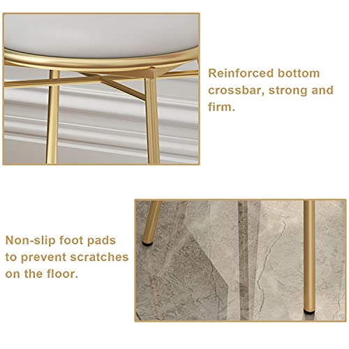 Silla de taburete de mariposa con patas de metal para salón 7