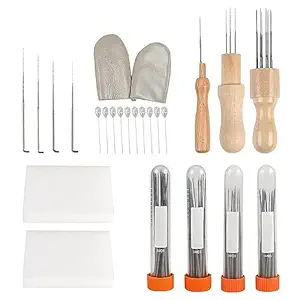 ATORSE Wool Felting Needle Finger Cots for Professional Make Beautiful Felt Animals
