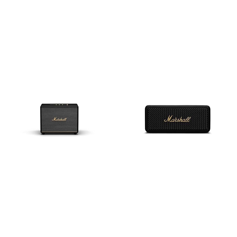 Marshall Woburn III Bluetooth Wireless Speaker Black Emberton II Portable Bluetooth Speaker - Black Brass