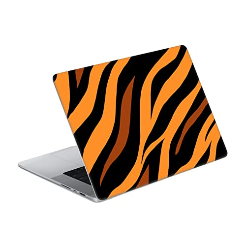 Protection MacBook Pro 14 contre rayures skin vinyle tigre Grace Illustration A2442