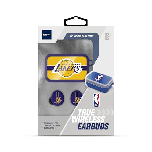Image of SOAR NBA Wireless Sport Earbuds: Comfortable Fit & Convenient Charging