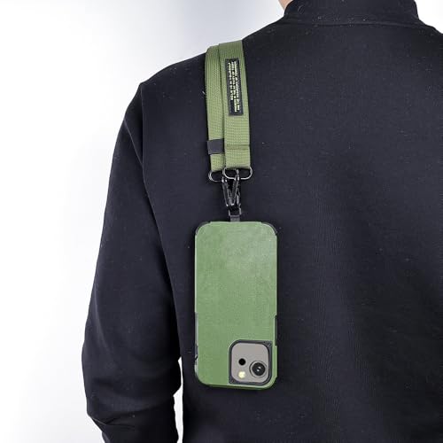 Image of Phone Lanyard, Adjustable Anti Theft Mobile Strap with a Tether Pad | Universal phone strap compatible with most mobile phones for convenient hands-free phone carrying