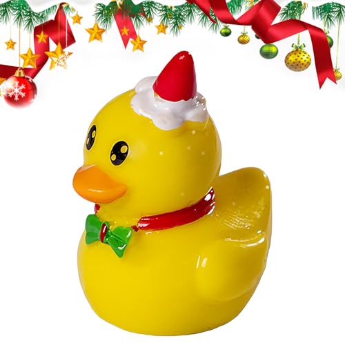 Mini Ducks,ホリデーミニ樹脂ダックス - 動物 置物 オーナメント 休日 パーティー 景品 - ケーキ デコレーション プール バスルーム 教室 ランドスケープ 装飾