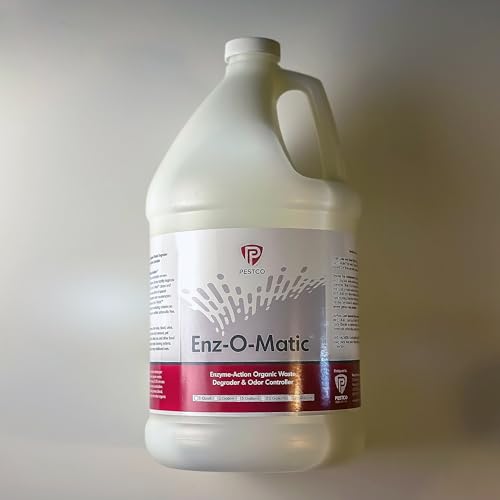 Enz-O-Matic-Enzyme-Drain-Cleaner-Organic-Enzyme-Based-Waste-Degrader-And-Odor-Neutralizer-1-Gallon-Bottle-128-Fl-Oz-Multi-Purpose-Enzyme-Cleaner-Clean-Fresh-Scent-Bathroom-Accessories