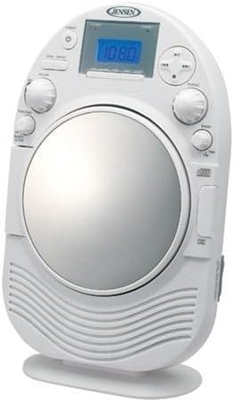 SPECTRA MERCHANDISING AM/FM Stereo Shower Radio/CD with Mirror / JEN-JCR-525 /