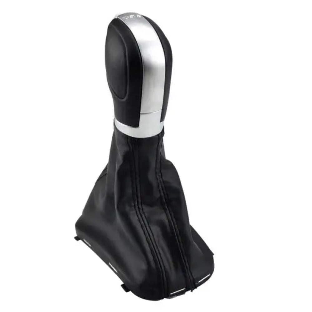 Compatible with Volkswagen Vw Polo Golf 6 Jetta Mk6 Passat B7 Cc Tiguan 5n from 2012-2015, Sharan 7n from 2010 Seat Alhambra Golf 7 GTI Mk7 VII Dsg Gear Shift Knob with Cover 1k1713203-b