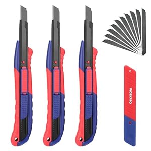 WORKPRO W000114A Cuttermesser Set 3 Stück