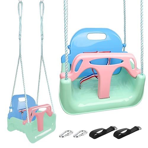 KINSPORY Altalena da Giardino 3 in 1 per Bambini, Altalena...