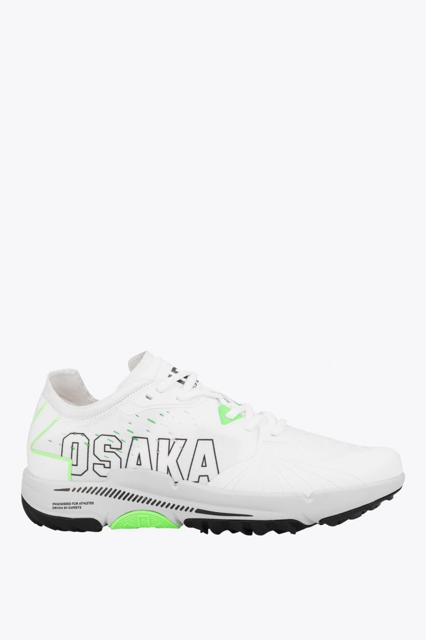Osaka Unisex - Zapatillas de Hockey Ido Mk1, Botines de Hockey - Blanco Icónico