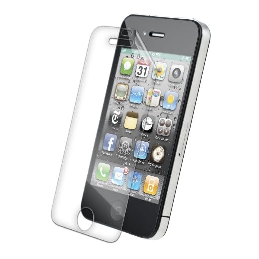 InvisibleShield High Definition for Apple iPhone 4 / 4S - Retail Packaging - HD Case Friendly Screen (HDAPLIPHONE4GCF)