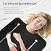 JINKEE Infrared Sauna Blanket - Sauna Blanket for Optional Heating Layer for Home Relaxation with 5 Layer Thickened Construction, 95℉ - 176℉ & 1-60 Minutes Timer, 6 ft x 2.65 ft