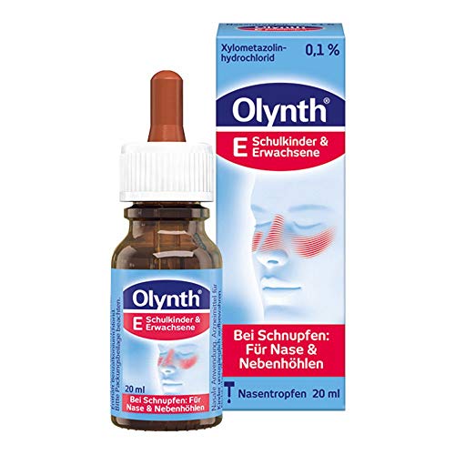 Olynth 0,1% - Abschwellende Schnupfen Lösung für Erwachsene und Schulkinder ab 6 Jahren - 20 ml Nasentropfen Cover