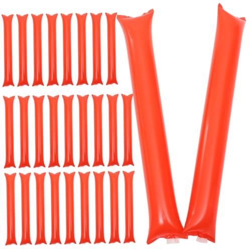 Garneck 40piezas Palos Inflables De Ruido Palos Inflables De Plástico para Eventos Deportivos Fiestas y Conciertos Generadores De Ruido Aplausos
