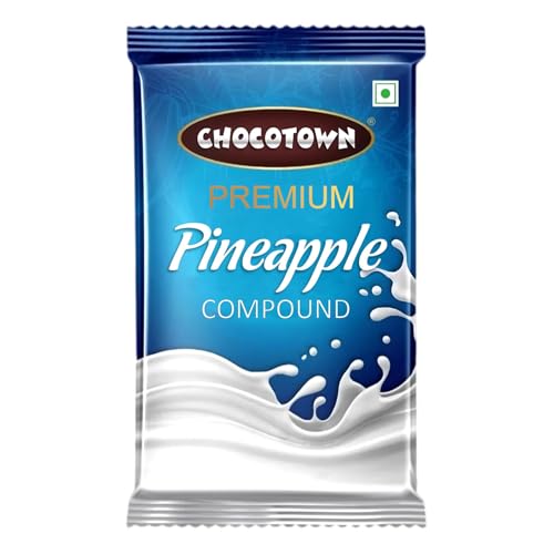 Image of Choco Nutri Town Pineapple Chocolate Compound|Chocolate Bar For Making Cakes & Cookies - 500 G