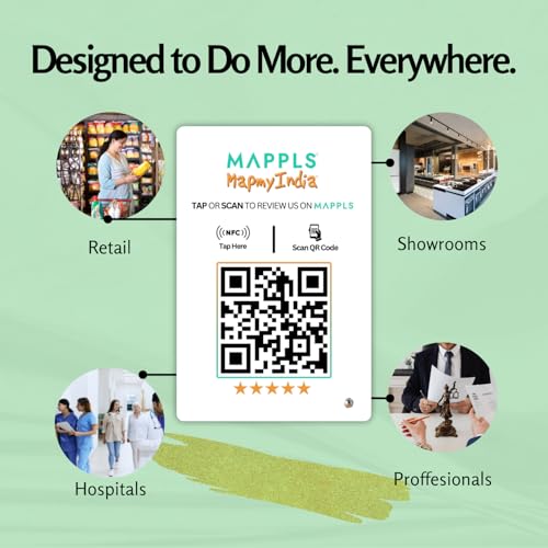 Mappls Review NFC Standee with QR Code by tinydabba - 7