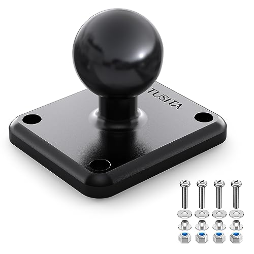 TUSITA Metálica Rectangular AMPS Placa de Conexión con Tamaño B de 1' Bola