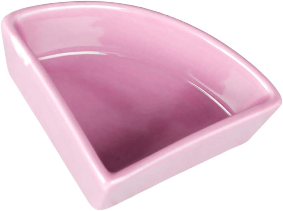 POPETPOP Hamster Bowl Ceramic Chewing Food Dish Water Bowl for Small Rodents Gerbil Hamsters Mice Guinea Pig Cavy Hedgehog Small Animals…